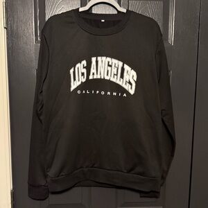Black Los Angeles California Sweatshirt SZ S